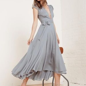 NWT Reformation Laura Dress in Fresh Air, XS